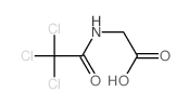 2-[(2,2,2-三氯乙酰基)氨基]乙酸 结构式
