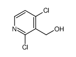 2,4-二氯吡啶-3-甲醇 结构式