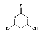 2-巯基-4,6-二羟基嘧啶 结构式