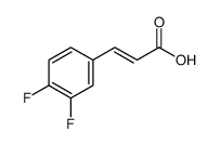 3,4-二氟肉桂酸 结构式