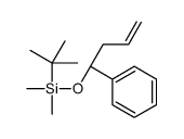 Benzene, [(1S)-1-[[(1,1-dimethylethyl)dimethylsilyl]oxy]-3-buten-1-yl]- 结构式