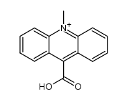 10-甲基吖啶鎓-9-羧酸 结构式