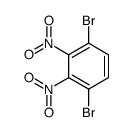 1,4-二溴-2,3-二硝基苯 结构式