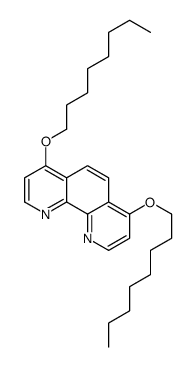 4,7-二辛氧基-1,10-菲咯啉 结构式