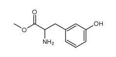3-羟基苯丙氨酸甲酯 结构式