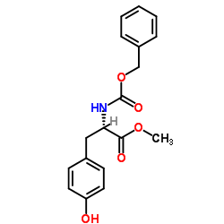 Z-L-酪氨酸甲酯 结构式