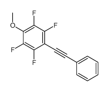 1,2,4,5-四氟-3-甲氧基-6-(苯乙炔基)苯 结构式