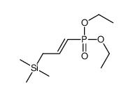 Phosphonic acid, [3-(trimethylsilyl)-1-propenyl]-, diethyl ester (9CI) 结构式