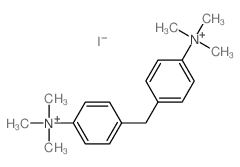 Benzenaminium,4,4'-methylenebis[N,N,N-trimethyl-, diiodide (9CI) 结构式