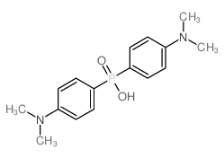 双[4-(二甲氨基)苯基]次膦酸 结构式