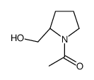 1-[(2S)-2-(羟甲基)吡咯烷-1-基]乙-1-酮 结构式
