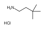 3,3-二甲基丁烷-1-胺盐酸盐 结构式