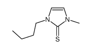 1-丁基-3-甲基咪唑-2-硫酮 结构式