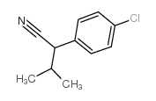 2-对氯苯基-3-甲基丁腈 结构式