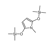 1H-Pyrrole, 1-methyl-2,5-bis[(trimethylsilyl)oxy]- 结构式