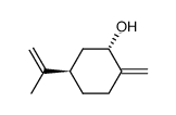(1S,5R)-2-亚甲基-5-(1-甲基乙烯基)环己醇 结构式