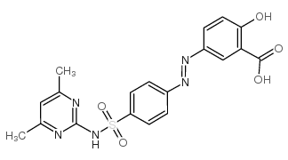 柳氮磺嘧啶 结构式