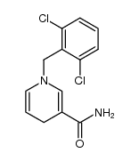 1-(2,6-二氯苄基)-1,4-二氢烟酰胺 结构式