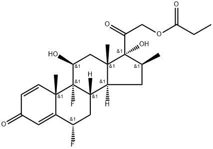 丙酸氟替卡松杂质10 结构式