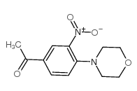 1-(4-吗啉-3-硝基苯基)-1-乙酮 结构式