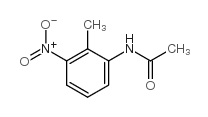 2'-甲基-3'-硝基乙酰苯胺 结构式