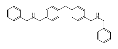 Benzenemethanamine, 4,4'-methylenebis[N-(phenylmethyl)- 结构式