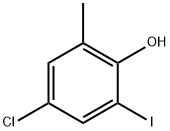 4-氯-2-碘-6-甲基苯酚 结构式