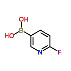 2-氟-5-吡啶硼酸 结构式