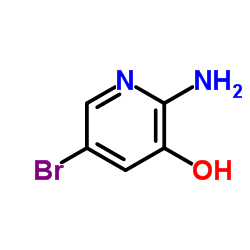 2-氨基-5-溴-3-羟基吡啶 结构式