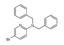 5-溴-2-(二苄基氨基)吡啶 结构式