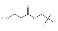 正丁酸2,2,2-三氟乙酯 结构式