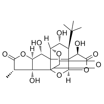 银杏内酯C 结构式