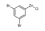 (3,5-二溴苯基)氯化锌(II) 结构式