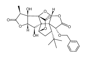 α-苄基银杏内酯B 结构式