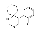 1-[1-(2-氯苯基)-2-二甲基氨基乙基]环己烷-1-醇 结构式