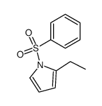 2-乙基-1-(苯磺酰基)-1H-吡咯 结构式