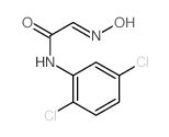 N-(2,5-二氯苯基)-2-(羟基亚氨基)乙酰胺 结构式