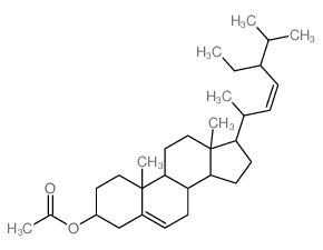 醋酸豆甾醇 结构式