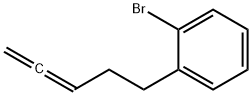 1-溴-2-(3,4-戊二烯-1-基)苯 结构式