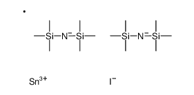 Stannanediamine, 1-iodo-1-methyl-N,N,N',N'-tetrakis(trimethylsilyl)- 结构式