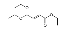 4,4-二乙氧基-2-丁烯酸乙酯 结构式