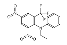 N-乙基-2,4-二硝基-N-苯基-6-(三氟甲基)苯胺 结构式
