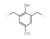 2,6-双(氯甲基)-4-甲酚 结构式