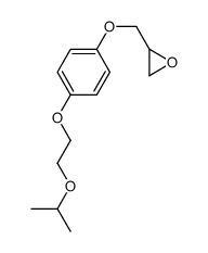 2-[[4-(2-异丙氧基乙氧基)苯氧基]甲基]环氧乙烷 结构式