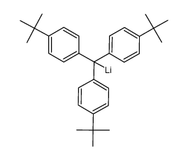 [三[4-(1,1-二甲基乙基)苯基]甲基]锂 结构式