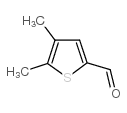 4,5-二甲基噻吩-2-羧醛 结构式