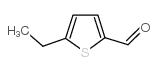 5-乙基-2-噻吩甲醛 结构式