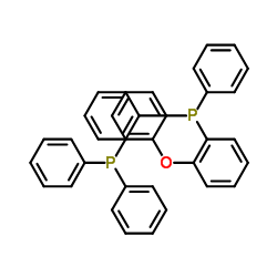 双(2-二苯基磷苯基)醚 结构式