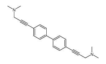 2-Propyn-1-amine, 3,3'-[1,1'-biphenyl]-4,4'-diylbis[N,N-dimethyl- (9CI) 结构式