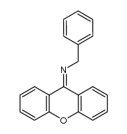 Benzenemethanamine, N-9H-xanthen-9-ylidene- 结构式